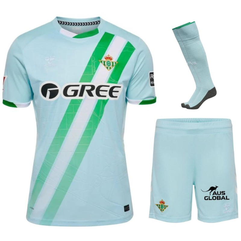 Completo Bambino Real Betis 2025-2026 – Trasferta Verde Scuro